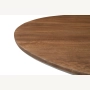 Marmoholz Bellagio – Stół do jadalni | Brązowy Mango | Ø140 cm